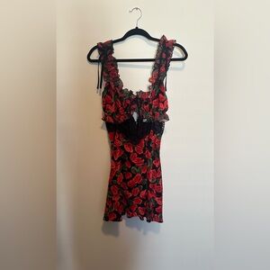**WORN ONCE** For Love & Lemons Varvera Mini Dress